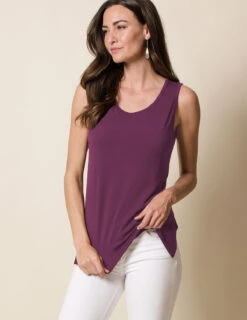 Bamboo / Organic Cotton Boxy Tank -Sivana Spirit Shop TL14 PLU 2