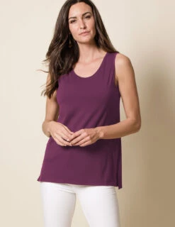 Bamboo / Organic Cotton Boxy Tank -Sivana Spirit Shop TL14 PLU