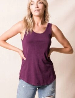 Bamboo / Organic Cotton Hi-Low Tank -Sivana Spirit Shop sivana bamboo hi low tank 31914829119671