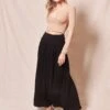 Bamboo Maxi Skirt - Black