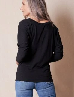Bamboo/Organic Cotton Long Sleeve Dolman Top -Sivana Spirit Shop sivana bamboo organic cotton long sleeve dolman top 32649806839991