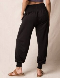 Bamboo / Organic Cotton Taj Pocket Pants - Black -Sivana Spirit Shop sivana bamboo organic cotton taj pocket pants 31313140613303