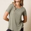 Bamboo Relaxed Tee - Sage