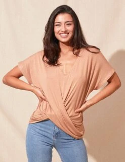 Bamboo Twist Front Top -Sivana Spirit Shop sivana bamboo twist front top 30173336338615