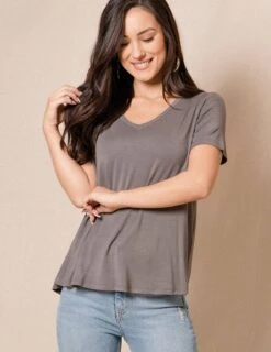 Bamboo V-Neck Tee -Sivana Spirit Shop sivana bamboo v neck tee 30870983049399
