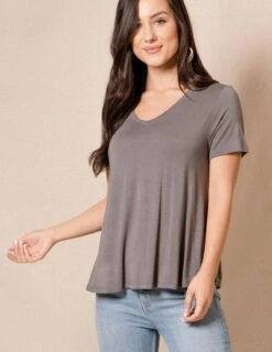 Bamboo V-Neck Tee -Sivana Spirit Shop sivana bamboo v neck tee 30871003988151