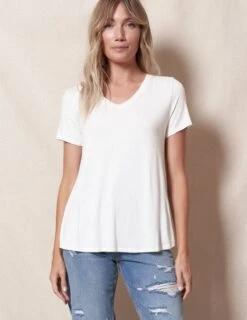 Bamboo V-Neck Tee -Sivana Spirit Shop sivana bamboo v neck tee 31098359709879