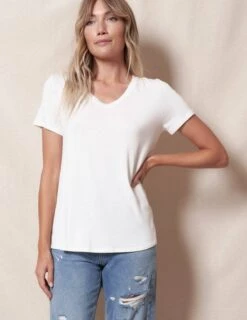 Bamboo V-Neck Tee -Sivana Spirit Shop sivana bamboo v neck tee 31098360037559
