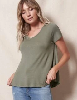 Bamboo V-Neck Tee -Sivana Spirit Shop sivana bamboo v neck tee 31098360529079