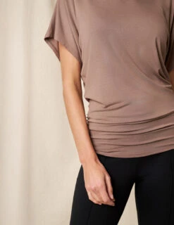 Bamboo Dolman Tunic - Mocha -Sivana Spirit Shop sivana01295806 final