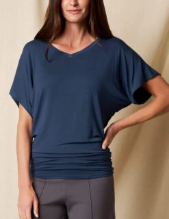 Bamboo Dolman Tunic - Navy -Sivana Spirit Shop sivana01295921 final