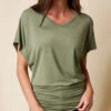 Bamboo Dolman Tunic - Sage