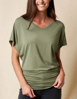 Bamboo Dolman Tunic - Sage