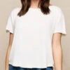 Bamboo Dolman Tee - Soft White